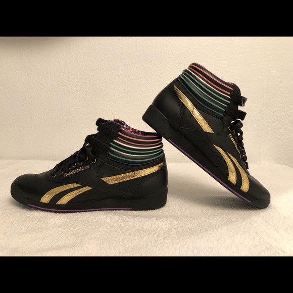 reebok freestyle hi rainbow
